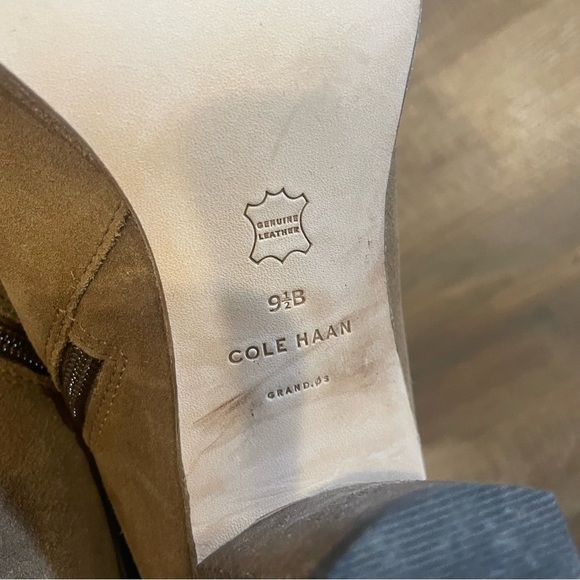 Cole Haan Hayes Leather Strap Suede Booties - Picture 12 of 12